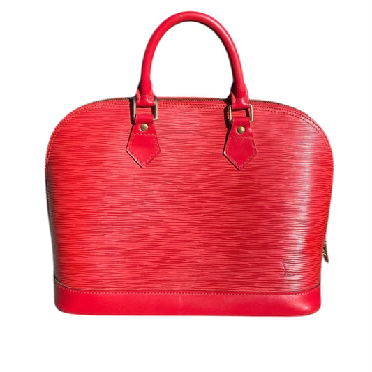 Louis Vuitton Alma Pm Red Epi Leather Gold hardware