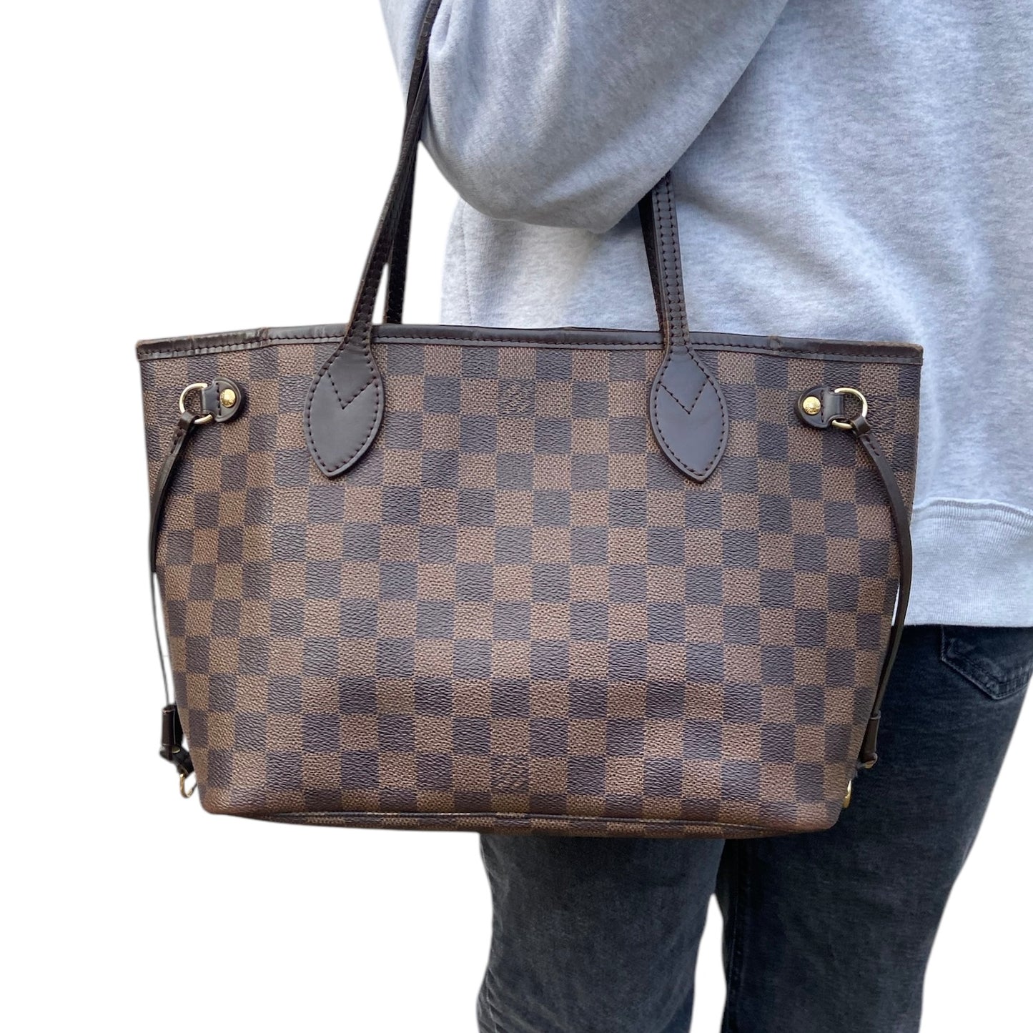 Louis Vuitton Neverfull PM Damier Ebene 100% authentic!