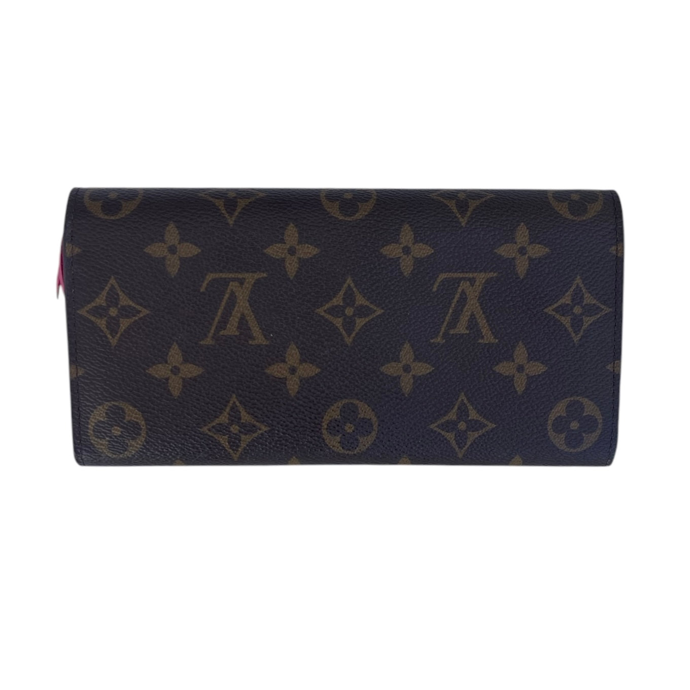 Louis Vuitton Monogram Emilie wallet with pink inside 100% authentic